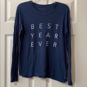 NEW Good hYOUman BEST YEAR EVER shirt XS